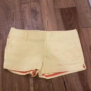 American Eagle Yellow Shorts